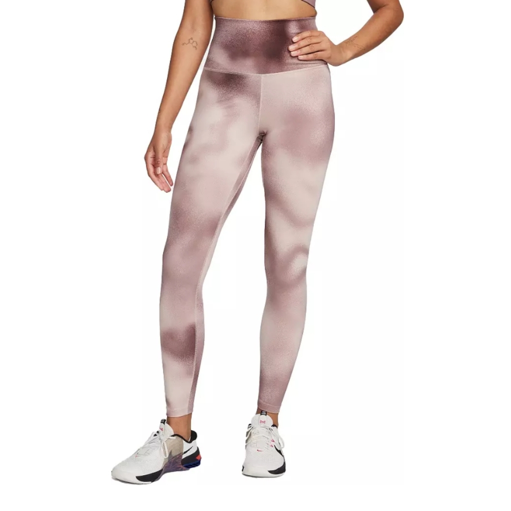 Nike Smokey Mauve One High-Rise Printed Leggings